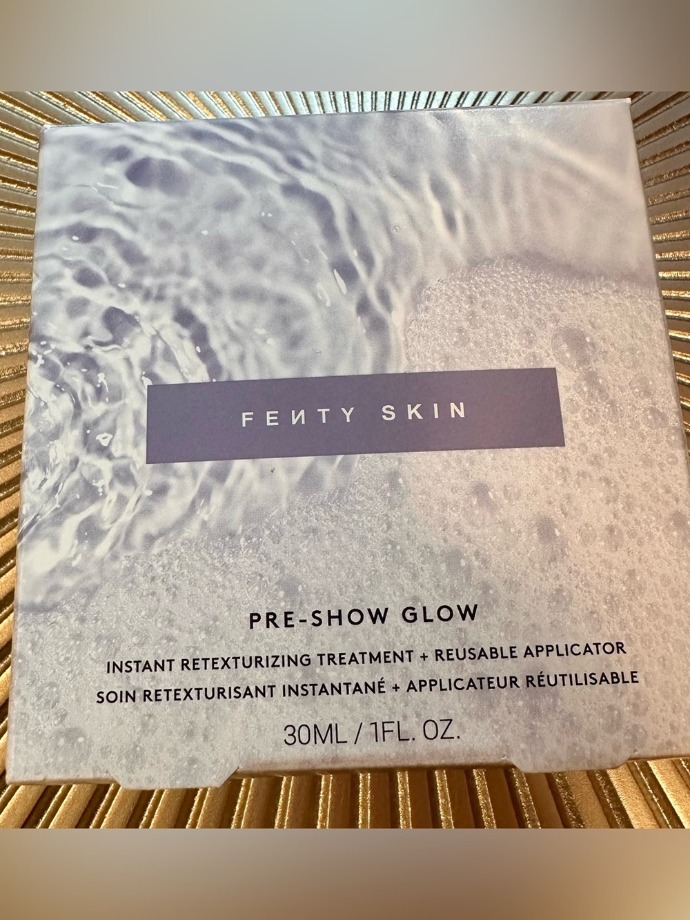 FENTY Pre-Show Glow Instant Retexturizing Treatment — new in box